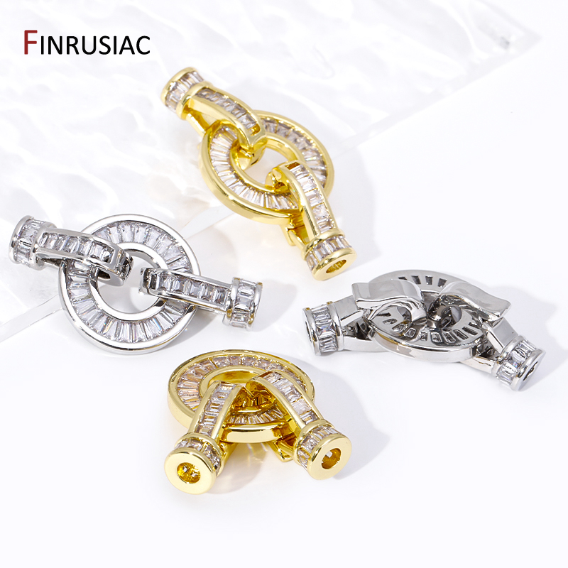 Toggle Clasp Gold - トレンディな 18 18k ゴールドメッキ真鍮パールクラスプコネクタファスナーロッククラスプ DIY 針仕事ビーズジュエリーメイキングアクセサリー
