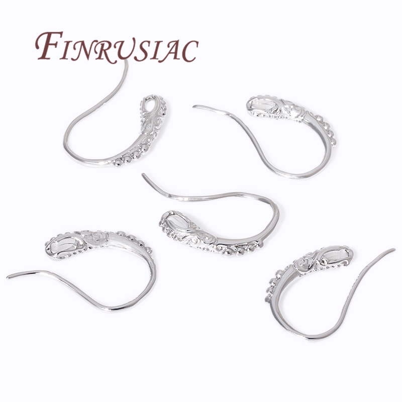 Jewelry Making Articles - 18K ゴールドメッキイヤリングイヤーワイヤー、イヤーフックイヤリングクラスプ所見ジュエリー用、DIY イヤリング作成アクセサリー