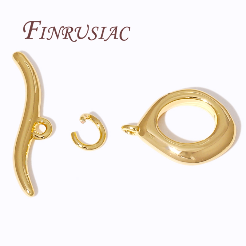 Toggle Clasp Gold - 18K金メッキOTトグルクラスプ、ジュエリー、ブレスレットクラスプコネクター、DIYアクセサリー、ネックレスクラスプパーツ