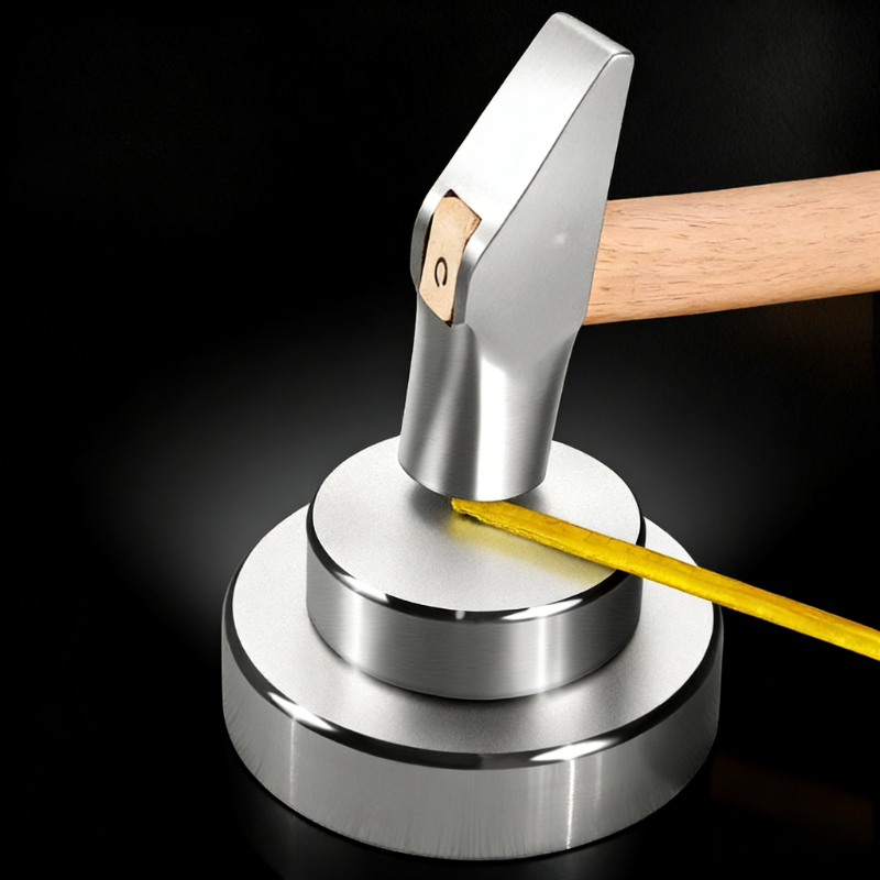 Jewelry Making Anvil - ジュエリー製作用ヘビーデューティースチールベンチブロック加重アンビル - 工業用熱処理済みソリッドメタル成形プラットフォームツール