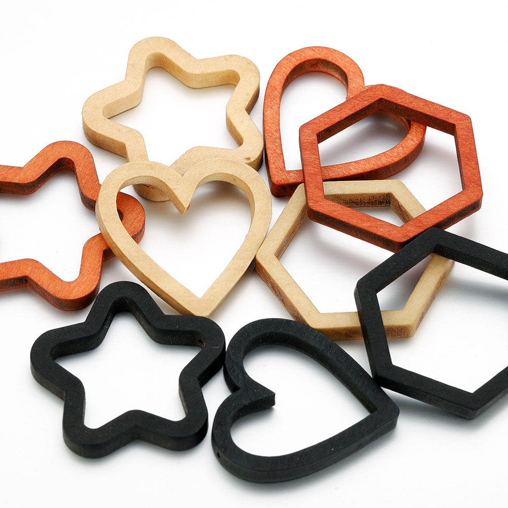10 個木製ハートスクエアシリコンモールド DIY ジュエリ - Jewelry Making Resin のレビューと価格