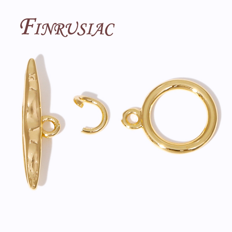 2/4 個 18 K ゴールドメッキトグルクラスプジュエリー - Toggle Clasp Gold のレビューと価格