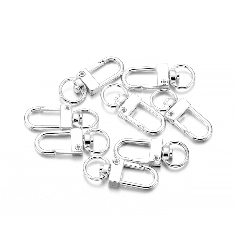 10個/パック 回転式ドッグバックル スナップ ロブスターク - Jewelry Making Articles のレビューと価格