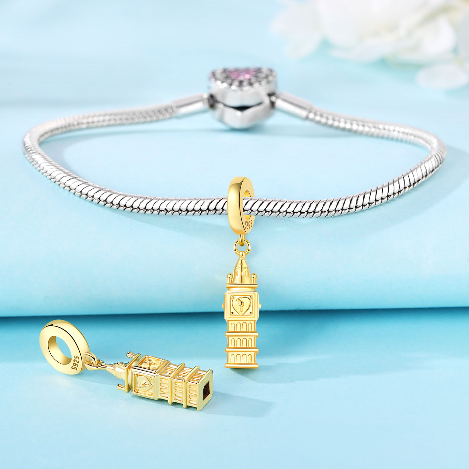 MISEFF オリジナル S925 スターリングシルバーチャ - Jewelry Making In London のレビューと価格