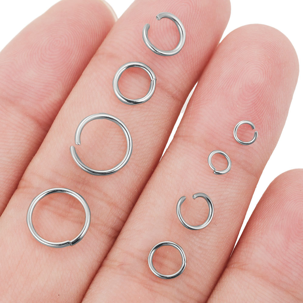 1200個のステンレス製ジャンプリング＆スプリットリングコネ - Jewelry Making Jump Rings のレビューと価格