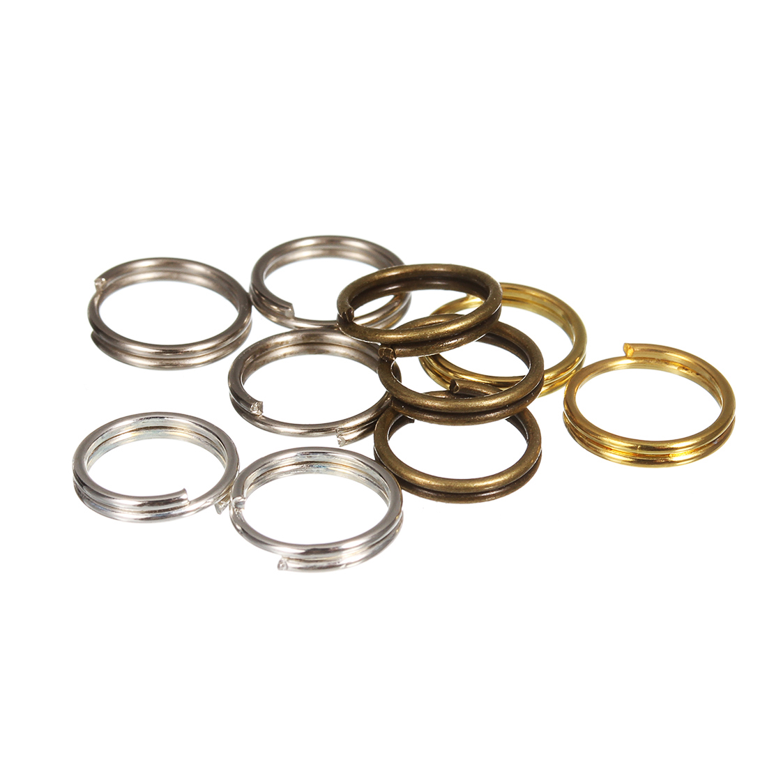 50-200個 4-20mm 金属製オープンジャンプリング  - Jewelry Making Jump Rings のレビューと価格