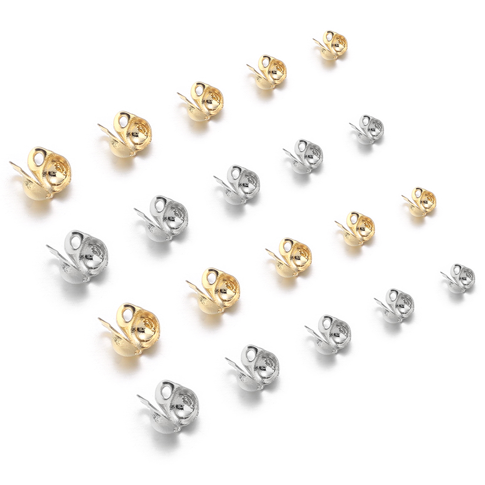 50 個ステンレス鋼ボールチェーンクラスプ圧着エンドビーズコ - Jewelry Making Beads のレビューと価格