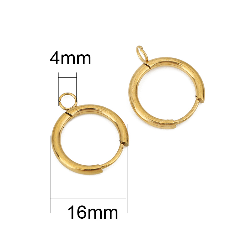 10 個 PVD ​​決してフェードイヤリングフック作る 1 - Toggle Clasp Gold のレビューと価格