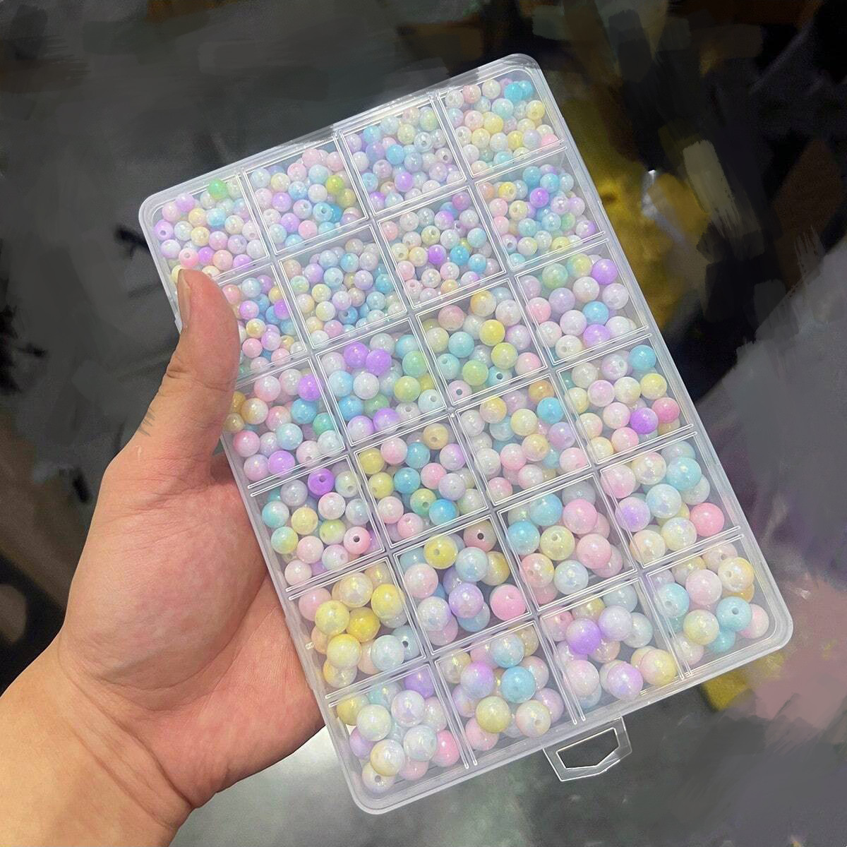 800個/24グリッドセットボックス 6mm/8mm/10m - Jewelry Making Set のレビューと価格