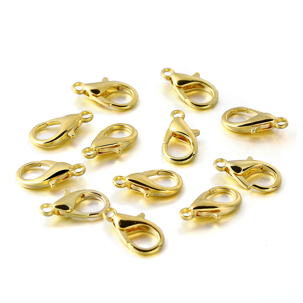 10 ピース/ロット複数のサイズのロブスタークラスプネックレ - Jewelry Making Articles のレビューと価格