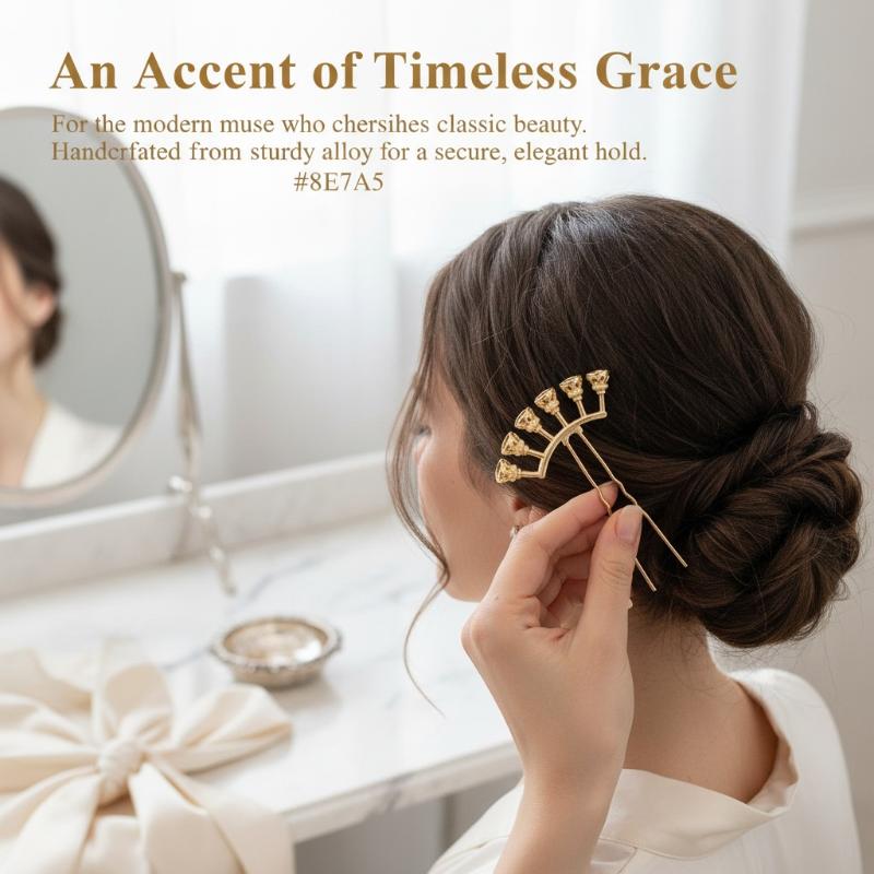 合金アーチ型ヘアピンブランク、複数のビーズマウント付き、DI - Jewelry Making Beads のレビューと価格