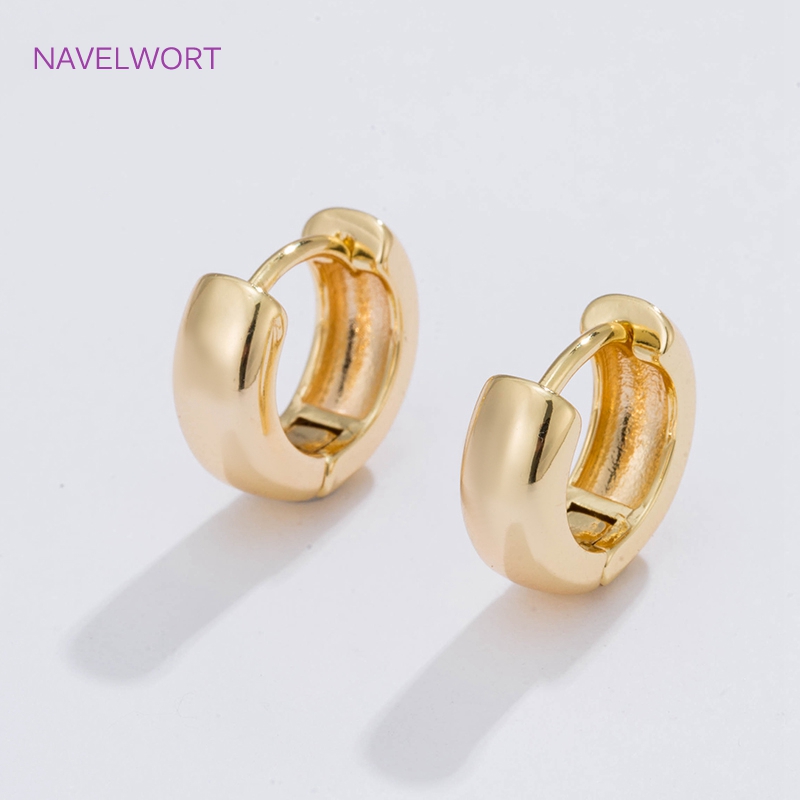6 サイズのゴールドメッキサークルフープイヤリング女性ギフト - Jewelry Making Set のレビューと価格