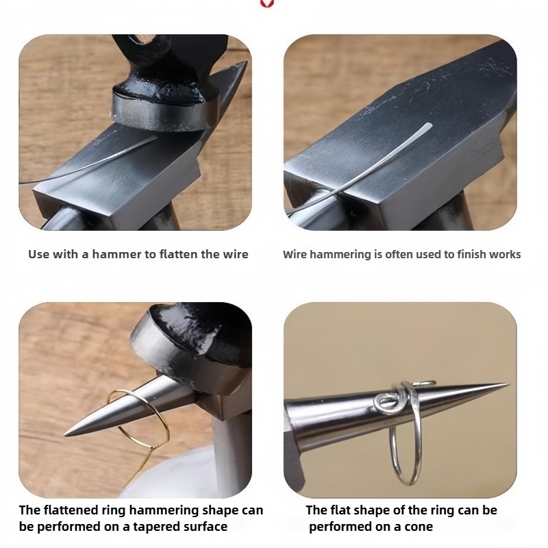 鋼製ホーンアンビル、ジュエリー製作、金属成形、金銀銅リングの - Jewelry Making Anvil のレビューと価格