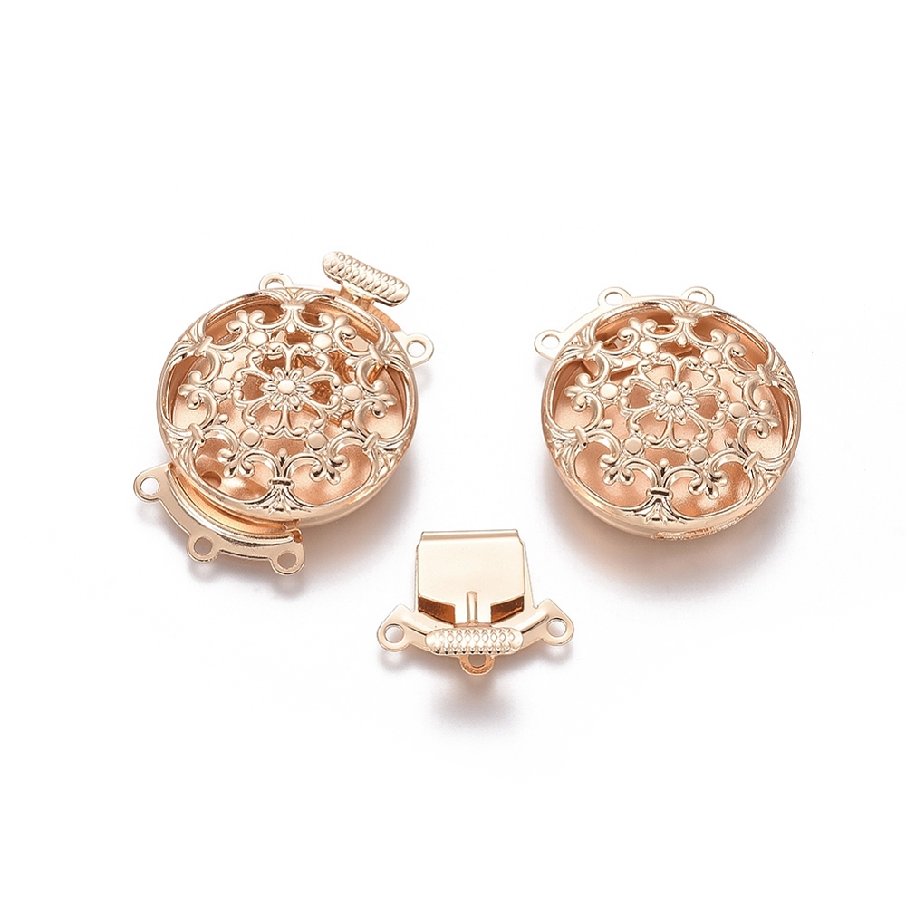 10セット真鍮フラワーマルチストランドボックスクラスプ、3ス - Jewelry Making Set のレビューと価格