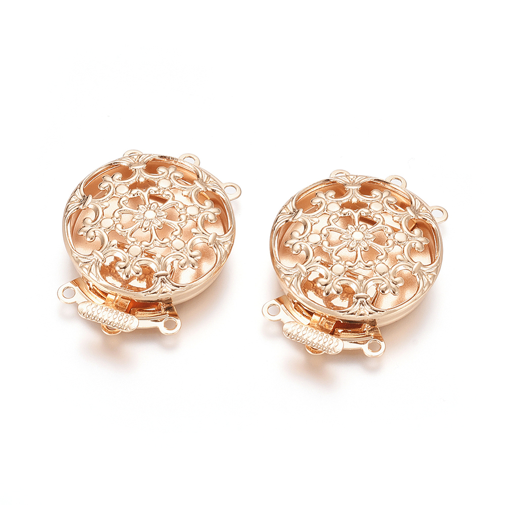 10セット真鍮フラワーマルチストランドボックスクラスプ、3ス - Jewelry Making Set のレビューと価格