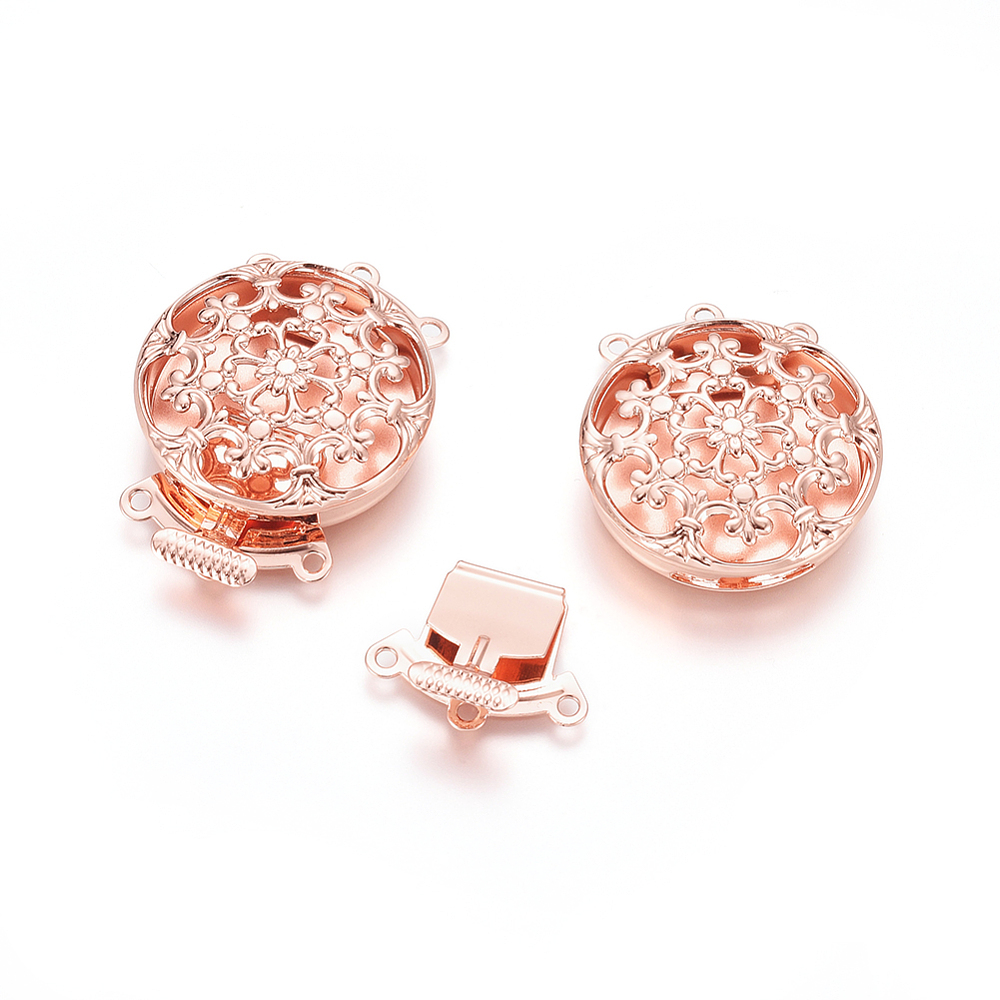 10セット真鍮フラワーマルチストランドボックスクラスプ、3ス - Jewelry Making Set のレビューと価格