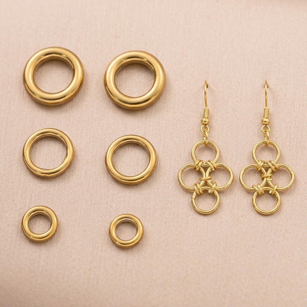 20個入り ステンレス製 はんだ付け丸型閉じ型ジャンプリング - Jewelry Making Jump Rings のレビューと価格