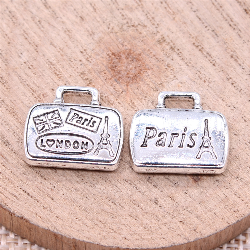 Wysiwyg-ラゲッジバッグチャームペンダント、アンティー - Jewelry Making In London のレビューと価格
