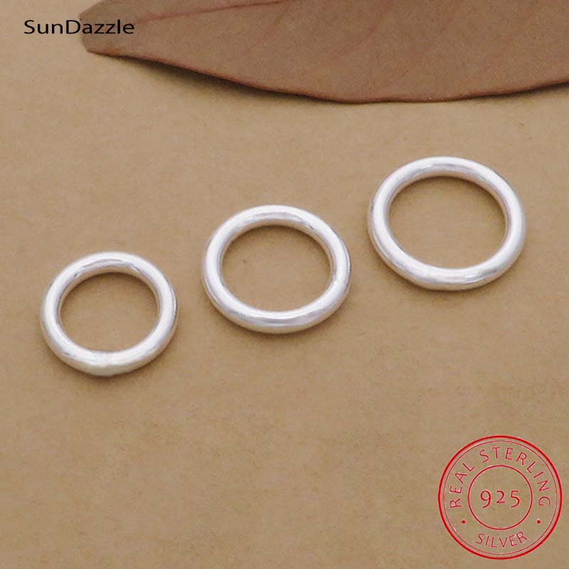 10個入り 本物の純銀925製 クローズドジャンプリング ス - Jewelry Making Jump Rings のレビューと価格