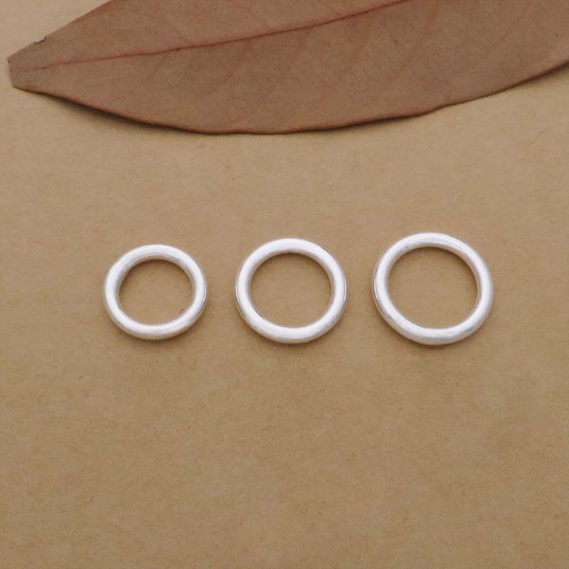 10個入り 本物の純銀925製 クローズドジャンプリング ス - Jewelry Making Jump Rings のレビューと価格