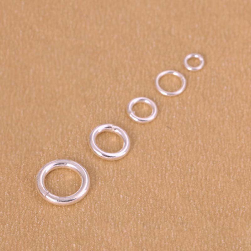 10個入り 本物の純銀925製 クローズドジャンプリング ス - Jewelry Making Jump Rings のレビューと価格