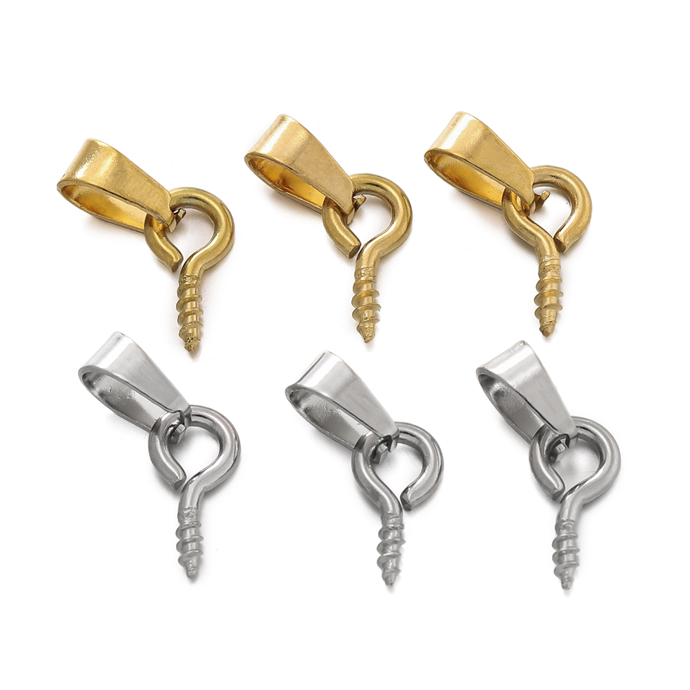 20 個ステンレス鋼スクリューアイピン保釈トップドリルビーズ - Jewelry Making Drill のレビューと価格