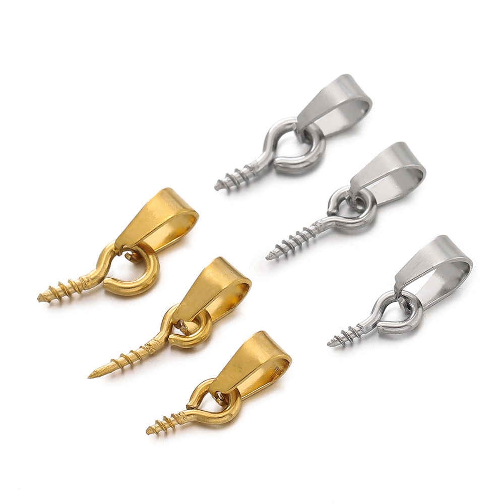 20 個ステンレス鋼スクリューアイピン保釈トップドリルビーズ - Jewelry Making Drill のレビューと価格