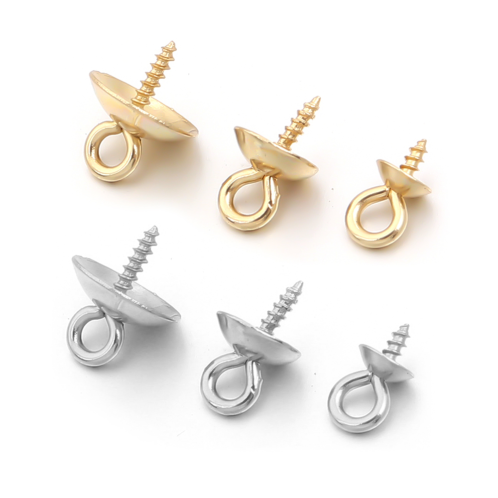 20個入り ステンレス製スクリューアイピン ベイルトップ ド - Jewelry Making Drill のレビューと価格