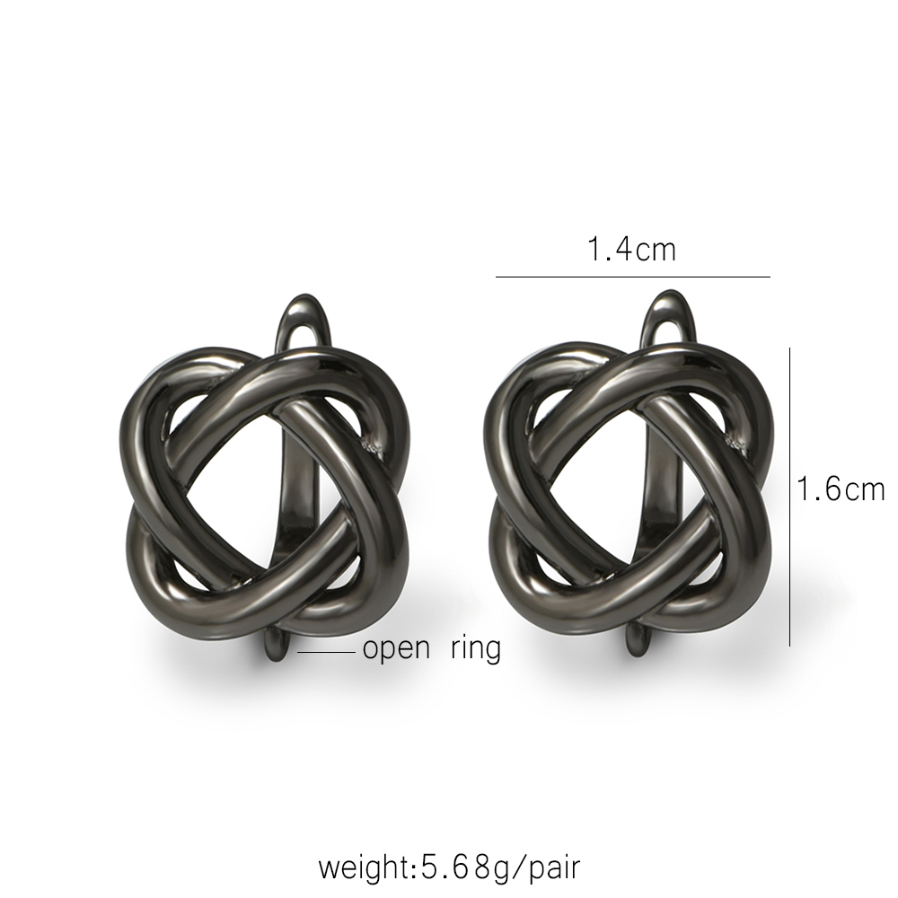 YANASI 1 ペアガンブラック真鍮イヤリングフック DI - Jewelry Making Articles のレビューと価格