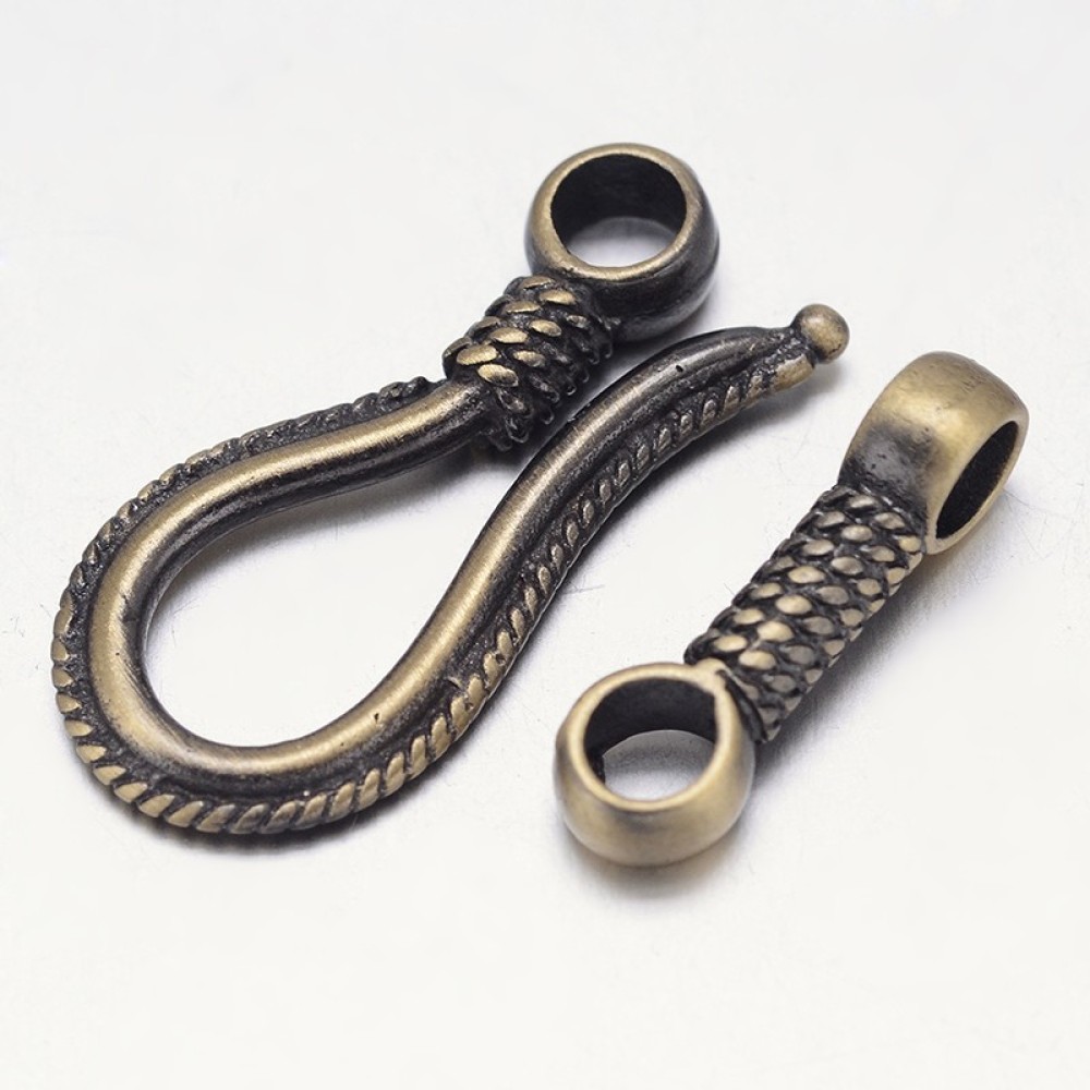 Sフックとクラスプのキット,真ちゅう製のフック,ニッケルフリ - Toggle Clasp Gold のレビューと価格