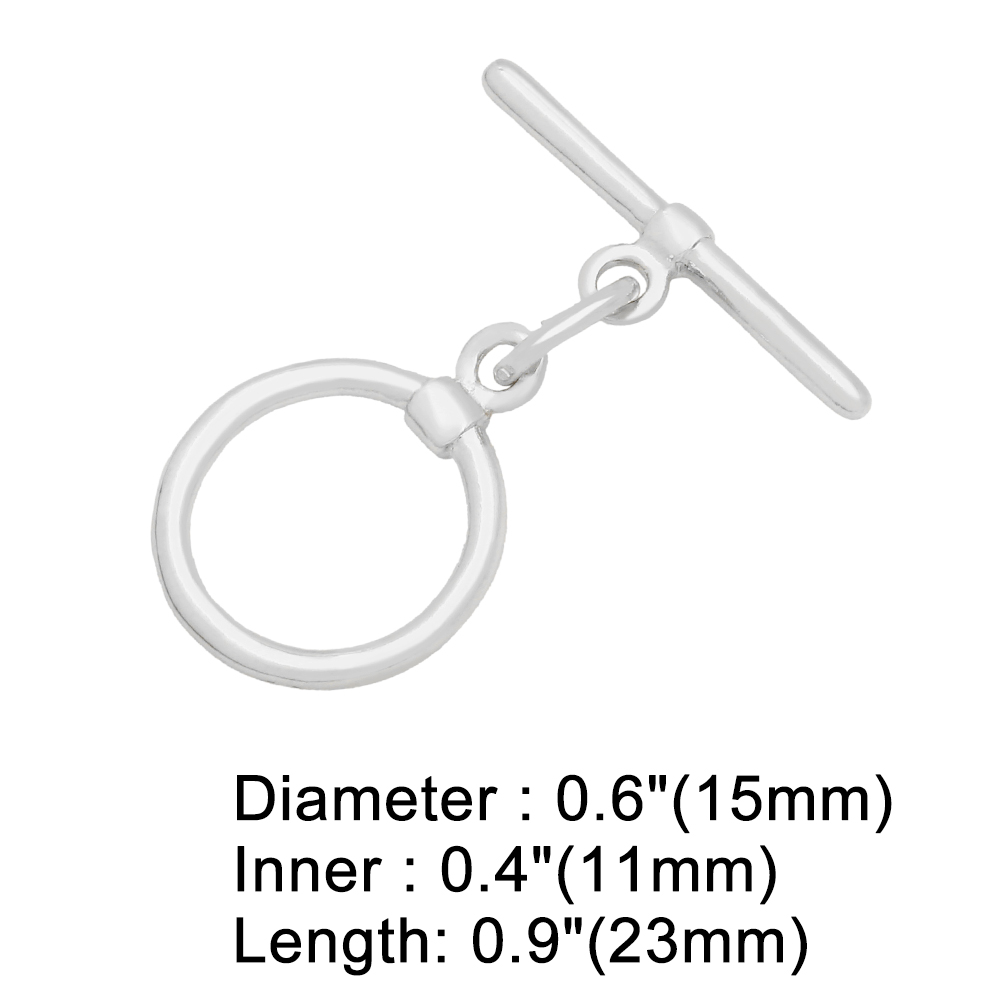 OCESRIO トレンディなトグルラウンドクラスプジュエリー - Toggle Clasp Gold のレビューと価格