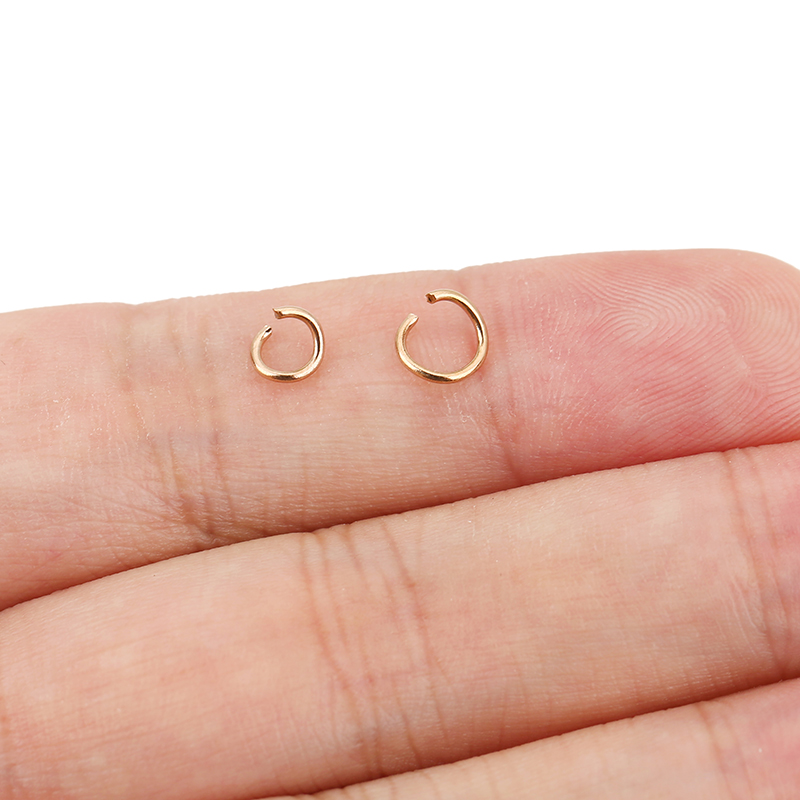 100個入り ローズゴールドメッキ ステンレス製 オープンジ - Jewelry Making Jump Rings のレビューと価格