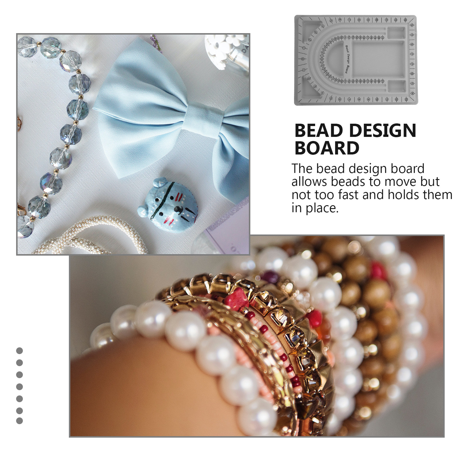 2 個ビーズデザインボードジュエリー作成トレイネックレスブレ - Jewelry Making Beads のレビューと価格