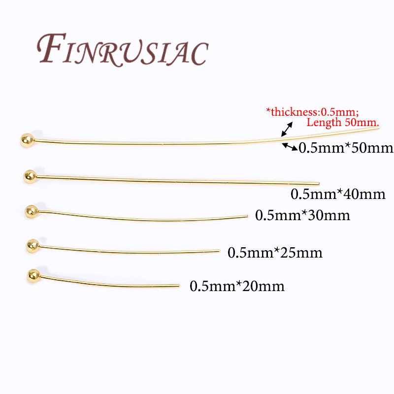 50 個 20-50 ミリメートルゴールドメッキピンジュエリ - Jewelry Making Drill のレビューと価格