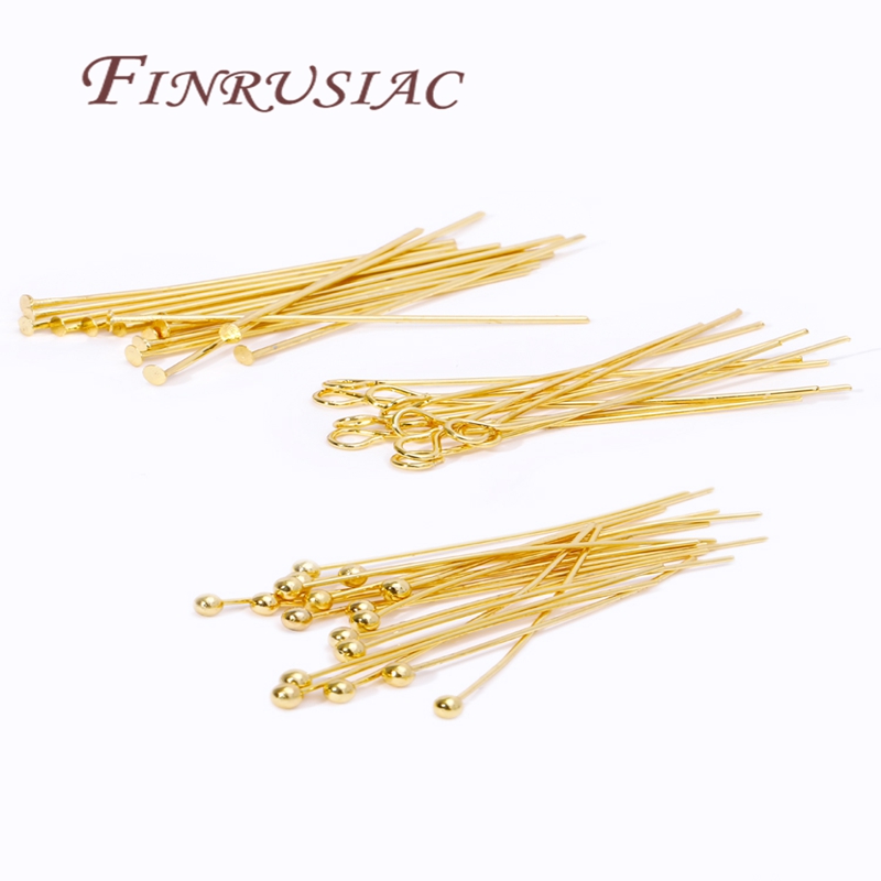 50 個 20-50 ミリメートルゴールドメッキピンジュエリ - Jewelry Making Drill のレビューと価格