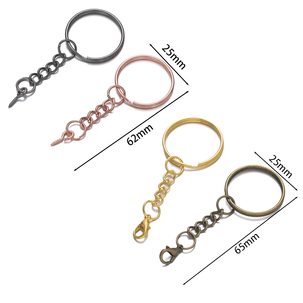 10個/ロット 25mm スクリューアイピン キーチェーン  - Jewelry Making Drill のレビューと価格