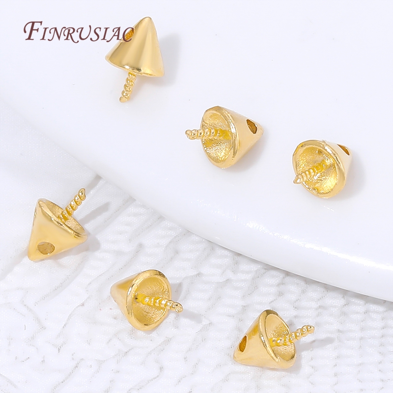 18K金メッキコーンスクリューパールベイルペンダントパーツ、 - Jewelry Making Drill のレビューと価格