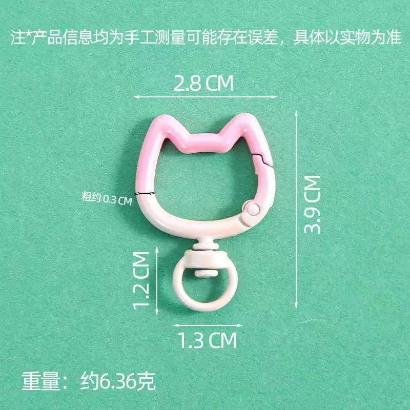 5-10 個グラデーションかわいい猫クラスプ開閉可能なコネク - Jewelry Making Articles のレビューと価格